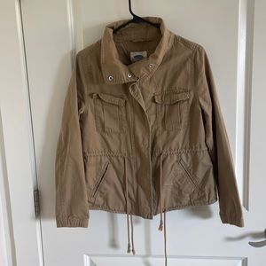 Old Navy Khaki lightweight utility jacket (sz sm)
